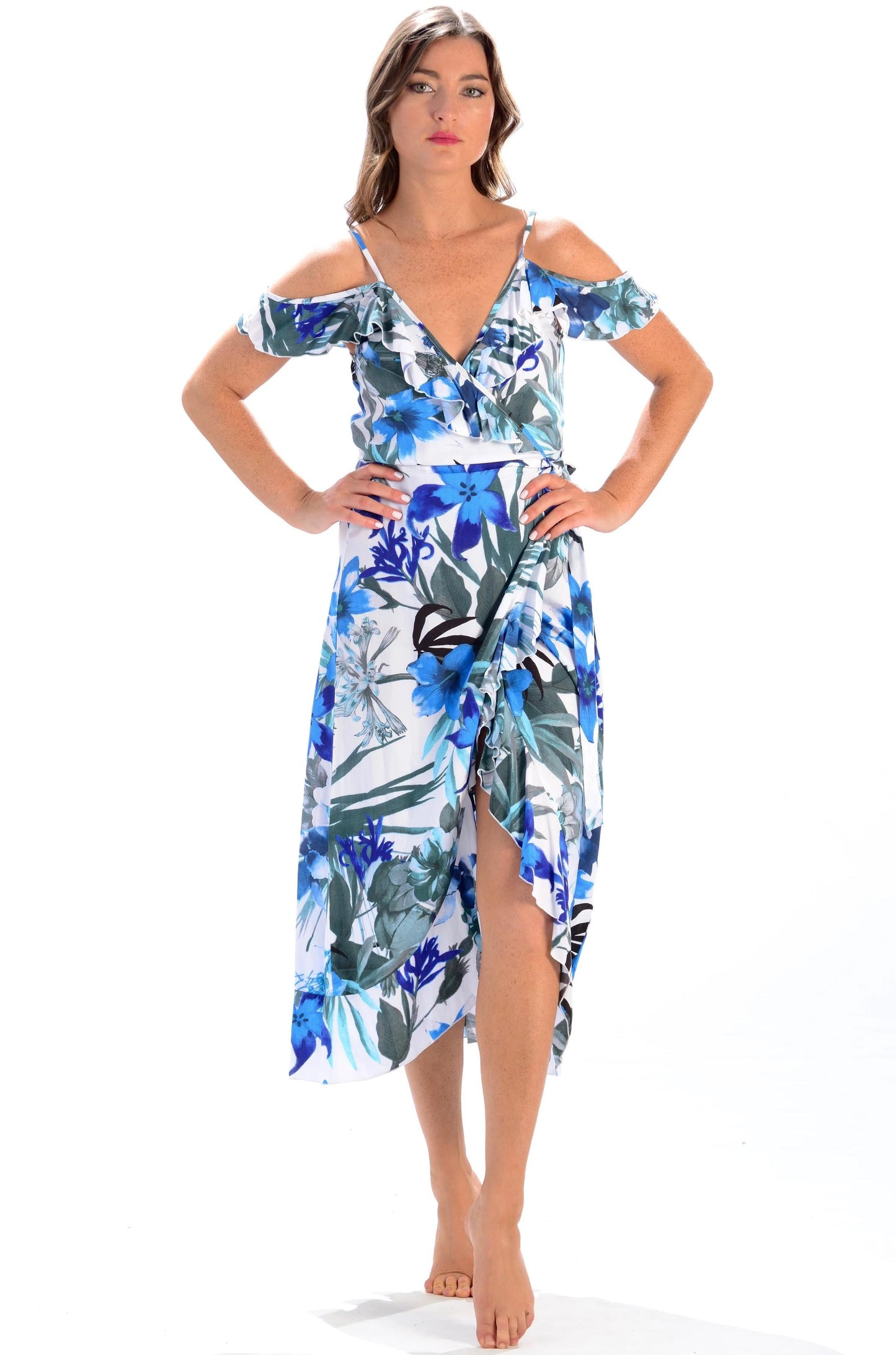 Blue Lagoon Dress / Blue Tropical