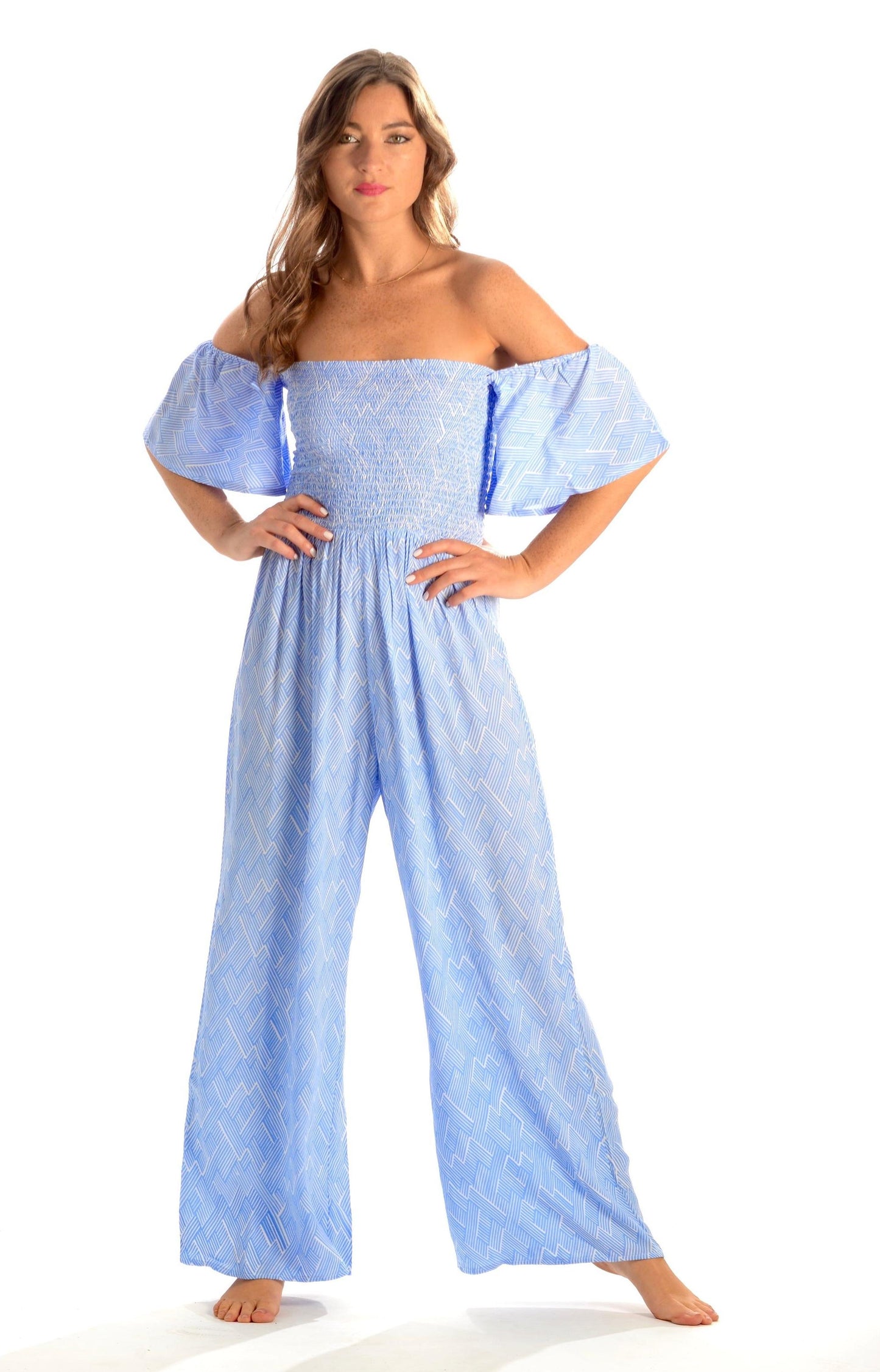 Francesca Jumpsuit / Periwinkle
