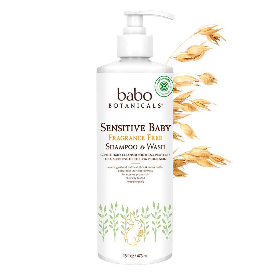 NEW! Sensitive Baby Shampoo & Wash - Fragrance Free - 16 oz.