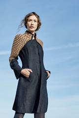 KNIT AND BOILED ALPACA WOOL COAT