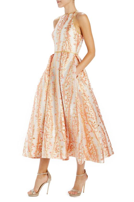 Sleeveless Tea Length Dress